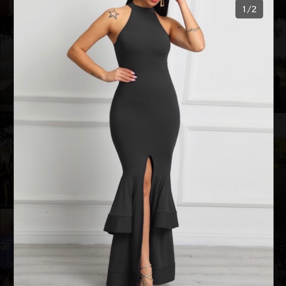 MAROON Mermaid Dress